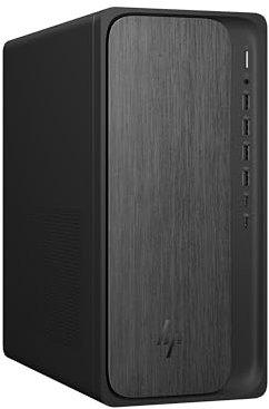 HP Ordenador de sobremesa OmniDesk (AMD Ryzen 5 8500F, 16GB, Wi-Fi 6, 1000GB, Windows 11 Home) - Negro