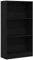 vidaXL Bücherregal Schwarz Eichen-Optik 60x24x109 cm Holzwerkstoff, Bücherständer, Aktenregal, Regal, Büroregal, Highboard, Standregal, Bücherablage