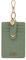 THUN - Porta carte con gancio, verde - ecopelle - Collezione Sempre con me - 7.5 x 11 cm