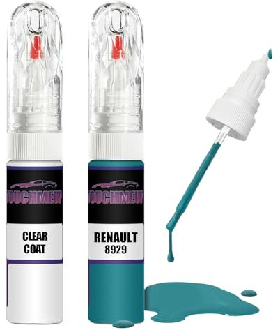 Para Renault Glamour Turquesa 8929 + kit de reparación de laca transparente