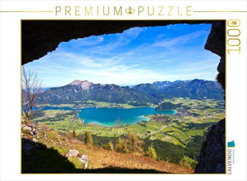 Puzzle · Der Wolfgangsee | durch die Bleckwand · 1000 Teile · Lege-Größe 64 × 48 cm · CALVENDO Puzzle