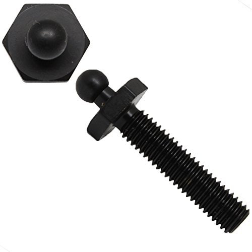 10 Stück LOXX Schraube mit metrischem Gewinde M5 x 22 mm - Messing schwarz verchromt Tenax Carbio
