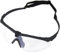 Nuprol Battle Pro Eye Protective Airsoft Glasses; Black; Standard Type; Clear