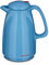 ROTPUNKT Isolierkanne 225 BELLA 0,5 l | Zweifunktions-Drehverschluss | BPA-frei - gesundes trinken | Made in Germany | Warm + Kalthaltung | Glaseinsatz (smurf)