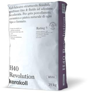KERAKOLL H40 Revolution Bianco Sacco da 25 kg