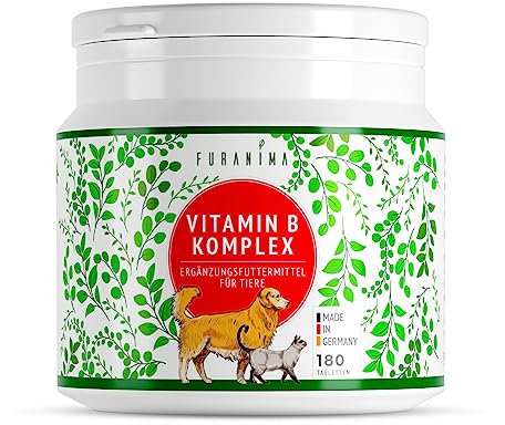 Furanima | Vitamin B Komplex für Hunde & Katzen, Ergänzungsfuttermittel, 180 STK.