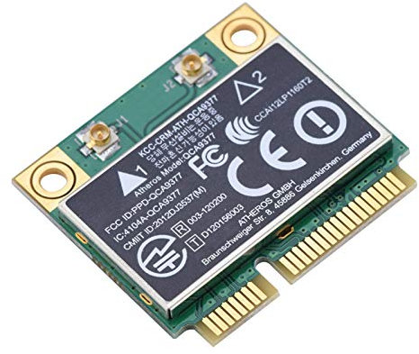 Dual Band 2.4G/5Ghz Tarjeta de red 433Mbps WIFI Mini PCI-E Tarjeta inalámbrica