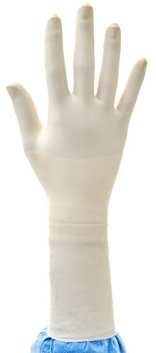 Ansell Gammex Latex-Handschuhe Powder-free für die Chirurgie, Naturgummilatex, Medizin, Gesundheitswesen, Naturfarben, Größe 5,5, SMART Pack 4 x 50 Paar