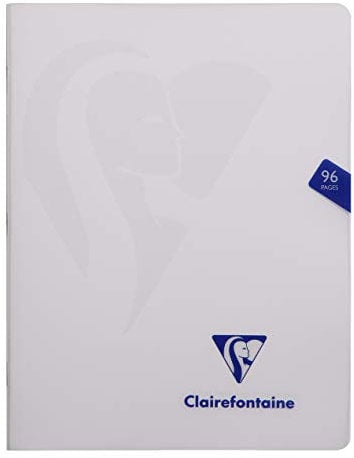 Clairefontaine 303740C - Packung mit 10 Heften Mimesys 17x22cm 48 Blatt blanko, 90g, farbig sortiert, 1 Pack