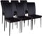 Albatros International Chair, Leinwand, Schwarz, 6er-Set