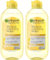Garnier Eau micellaire avec vitamine C, nettoyant pour le visage et démaquillant, 400 ml, 2 pièces (l'emballage peut varier)
