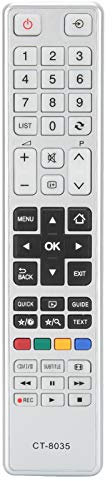 VBESTLIFE Telecomando sostitutivo per TV CT-8035 per CT-8035/CT-8040/CT-8041/CT-8046/40T5435DG/40T5445DG/32L3433/32L3433DG/32L1543/32L3443/32W3433/32W3433DG/40L5435