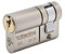 Sterling ESD1150 TS007 3-Sterne-Polizei-Zulassung, gesichert durch Design, halber Euro-Türzylinder, doppeltes Messing und satiniertes Nickel, 11 mm innen x 50 mm außen (61 mm insgesamt)