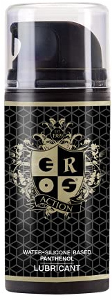EROS Action Gleitmittel mit Panthenol auf Wasser-Silikonbasis (100 ml)