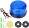 Pongnas 9-12V Blaues LED Blitzlicht, Notfallalarm Warnsignal Blinklicht - 2,9 * 1,7 Zoll (Durchmesser * H)