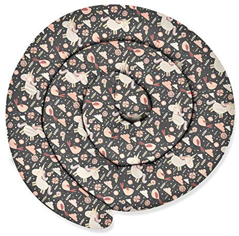 XXL 200 cm Bettschlange für Allergiker Bettkissen Stillkissen Bettrolle Zierkissen Bettumrandung Schlange Handmade 100% Baumwolle ekmTRADE (34, 200 cm)