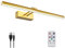 FUNCHDAY Luce per quadri, luci artistiche a batteria per parete, luce per pittura a distanza senza fili con timer e dimmerabile, illuminazione display in metallo da 50,8 cm, per opere d'arte, ritratti