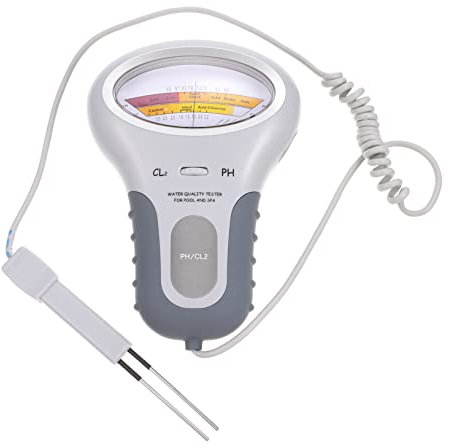 Garneck Ph-meter-tester Für Schwimmbäder – Tester Für Die Wasserqualität Im Poolbereich Mit Großem Display Ph- Und Cl2-tester Für Spas Und Verschiedene Wasserquellen