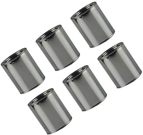 6pcs Paint Containers with Lids Pint Ink Container Can Tin Cans with Lids Cornucopia Metal Small Canister Glue Paint Can Iron Paint Container Empty Ink Can With Cover Storage Tank