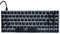 Annadue AK33 Mechanische Tastatur, Tragbare Mechanische Gaming Tastatur mit 82 Tasten für Windows 10 8 7 XP für Vista für OS X für Linux, Kabelgebundene USB (Grüne Achse, schwarzes