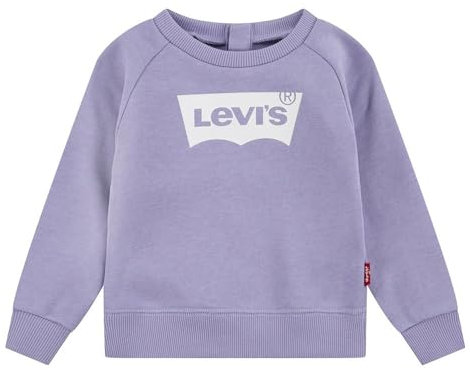 Levi's Lvg Key Item Logo Crew Maglia di Tuta, Lilla cimelio, 6 Meses Bimba