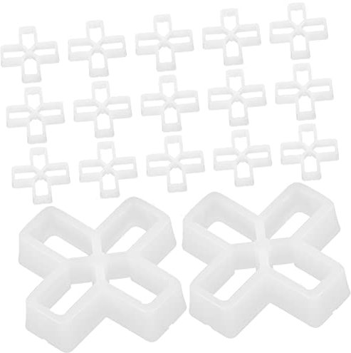 Veemoon Tile Cross Card Floor Grout White Tile Spacers 10mm Leveling Spacers for Professional Use