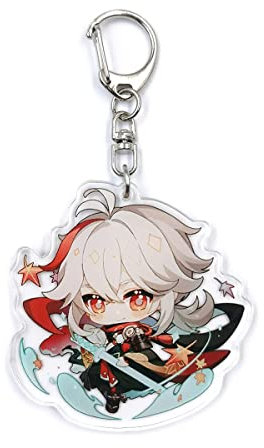 QNIYMOE Cute Impact Gen Shin Schlüsselanhänger aus Acryl zum Aufhängen, 8, One size