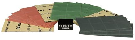 AllorA Tolecut Schleif-Set von KOVAX/Trockenschleifen zur Entfernung von Lack Fehlstellen, Staubspitzen, Lackläufer & Lacknasen/Toleblock+Körnung (1500, 2000, 3000) (Set 1: Toleblock S (32mm x 26mm))