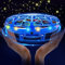 Fliegender Ball,Flying Orb Ball Hover Ball Magic Spinner Ball mit LED Licht,Mini Drohne für Kinder Drohne Spielzeug für Weihnachten Geburtstag Jungen Mädchen Geschenk
