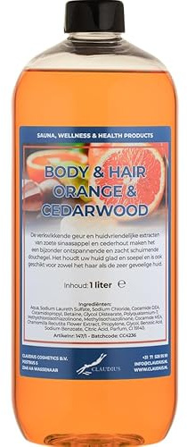 Body & Hair Sweet Orange & Cedarwood 1 Liter - transparent - 2 in 1 für Körper und Haar