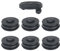 COEWUR 6 Stück Ersatzfadenspule mit Trimmerabdeckung Rasentrimmer Fadenspule Ø 2mm Nylonfaden für Rasentrimmer GC-ET 4530 Set GLR 450 451 452 453 454 455 456 457 458 459 (Länge: 10m)