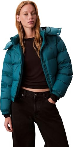 Calvin Klein Women’s Essential Mid Weight Puffer Jacket with Hood