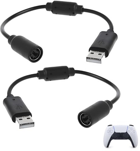USB Breakaway Cable - Fibre-Reinforced Breakaway Cord Replacement for Logitech G920, G923, G29, G27 Driving Force & Thrustmaster Ferrari 458 Racing Wheel - Compatible with Xbox Series X/S, Xbox One