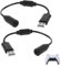 Cable USB compatible con Logitech G920, paquete de 2 cables USB para Xbox, cable de repuesto compatible con Microsoft Xbox One, Xbox 360, Ferrari 458, transmisión rápida de datos