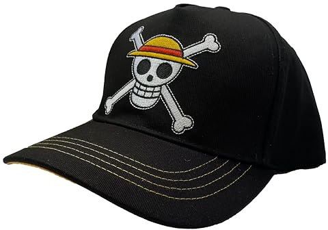 Comic Studio | One Piece | Casquette de Baseball | Beige - Rouge | Taille Unique