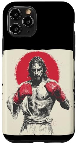 Boxing Lord Jesus Christ for Gloves and Box Ring Lovers Case for iPhone 11 Pro
