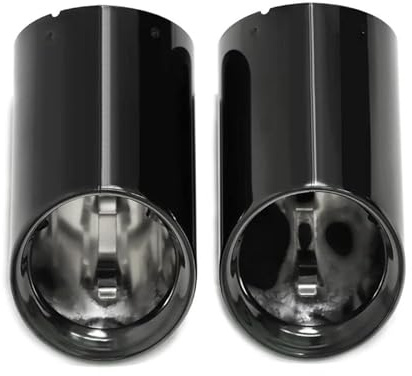Auto-Endrohre Auspuffendrohr Aus Kohlefaser Für 4er G22 G23 G26 420i 425i 430i Auspuffblende(Schwarz)