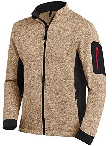 FHB Strickfleece Jacke atmungsaktiv, Farbe:khaki, Größe:M