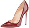 Soireelady Damenschuhe Damen Pumps,High Heels,Hoher Absatz Pumps Bordeaux Große 38