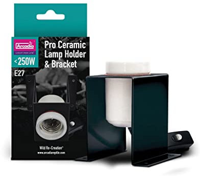 Arcadia Ceramic Lamp Holder Plus Bracket Pro