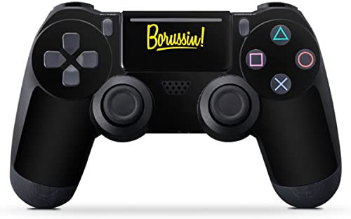 Skin kompatibel mit Sony Playstation 4 PS4 Slim Controller Folie Sticker BVB Fußball Borussia Dortmund