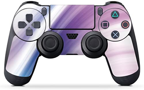 DeinDesign Skin kompatibel mit Sony Playstation 4 Controller Folie Sticker Pastell Licht Rauch