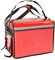 CityBAG - Nevera portátil roja 76 Litros 50x39x39cm, mochila bolsa isotérmica para picnic, camping, playa, entrega de alimentos en moto o bicicleta