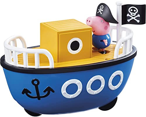 Peppa Pig 6928 Grandpa Schweineboot mit George, Mehrfarbig
