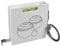 Azeeda 'Lawn Bowls' Keyring Tape Measure/Spirit Level Tool (KM00016278)