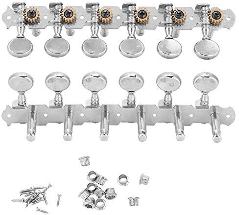 Vbest life 6 + 6 Touches de réglage de Guitare 12 Cordes Chevilles accordeurs Ouverts têtes de Machine en Alliage de Zinc Bouton d'accord de Guitare 12 Cordes