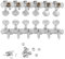 Vbest life 6 + 6 Touches de réglage de Guitare 12 Cordes Chevilles accordeurs Ouverts têtes de Machine en Alliage de Zinc Bouton d'accord de Guitare 12 Cordes