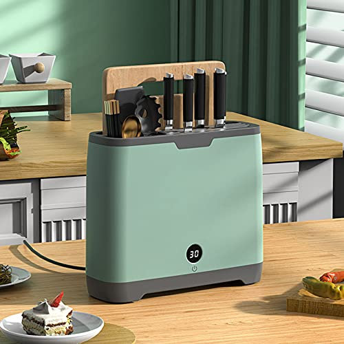 CGF- Desinfección Inteligente de la Tabla de Cortar de Cuchillos, desinfección de Cuchillos Soporte de Secado de Herramientas de Cocina, Desmontable para una fácil Limpieza, diseño de Ranura único