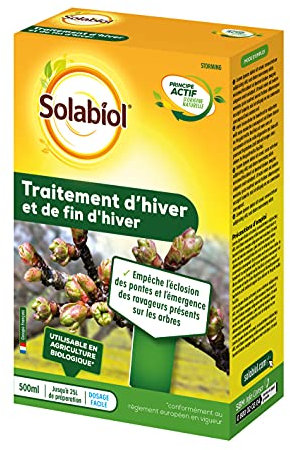 SOLABIOL Traitement D'Hiver & De Fin D'Hiver - 500ml - Traitement Préventif - Elimine Œufs & Larves - Jusqu'à 25L De Solution SOHIV500N