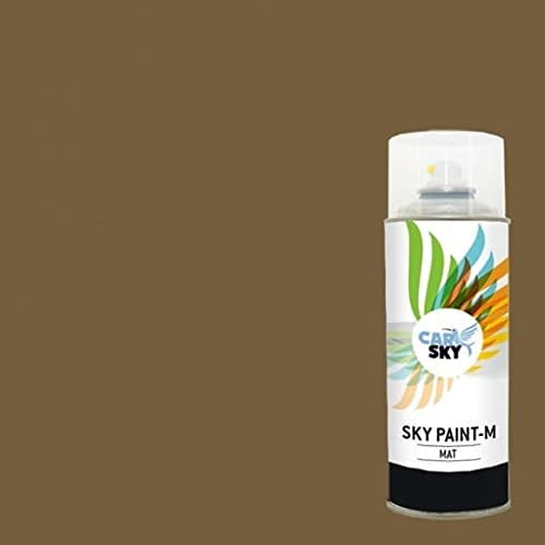 CARSKY Bombe de peinture RAL Gris Kaki 7008 finition mat 400ml